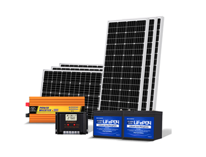 Kits solaires au lithium 200W-6KW