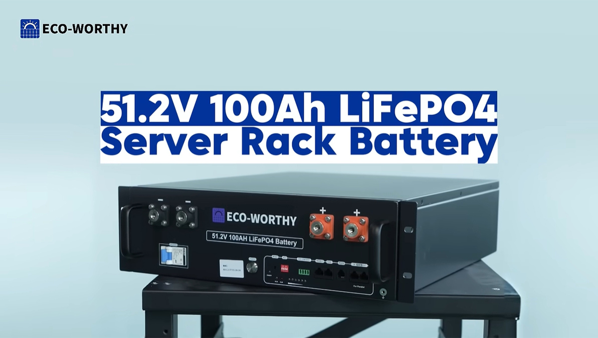 Batterie de rack de serveur 51.2v 100AH Sûr, évolutif et fiable!