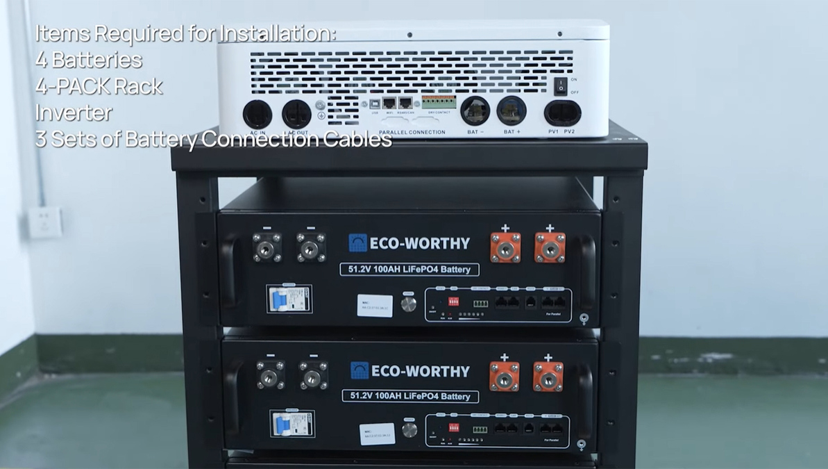 Guide d'installation de la batterie et de l'onduleur de serveur de serveur digne d'un écot